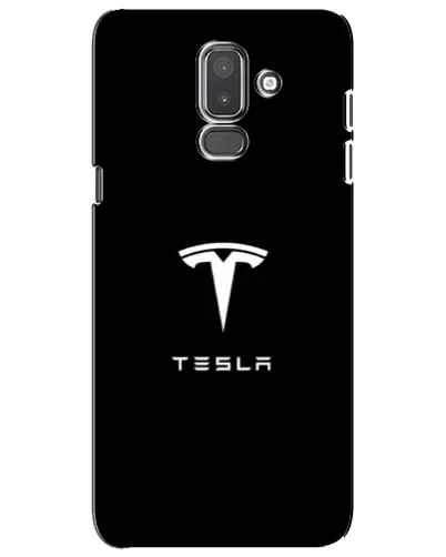 Чехол для Samsung Galaxy J8 2018 (J810) с картинкой «Tesla White Logo» Чехол для Samsung Galaxy J8 2018 (J810) с картинкой «Tesla White Logo»