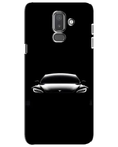 Чехол для Samsung Galaxy J8 2018 (J810) с картинкой «Фары Tesla Night» Чехол для Samsung Galaxy J8 2018 (J810) с картинкой «Фары Tesla Night»