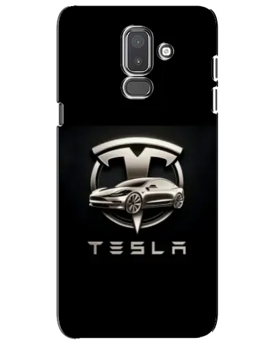 Чехол для Samsung Galaxy J8 2018 (J810) с картинкой «Tesla — серебристое авто» Чехол для Samsung Galaxy J8 2018 (J810) с картинкой «Tesla — серебристое авто»
