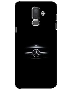 Чехол для Samsung Galaxy J8 2018 (J810) с картинкой «Mercedes — абстрактные линии»