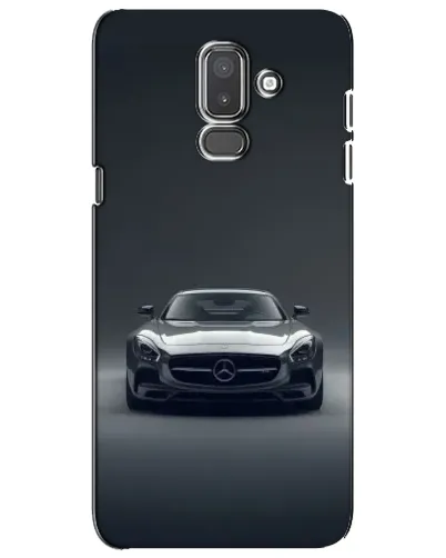 Чехол для Samsung Galaxy J8 2018 (J810) с картинкой «Mercedes на черном»