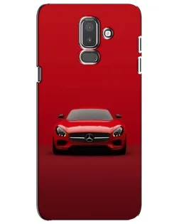 Чехол для Samsung Galaxy J8 2018 (J810) с картинкой «Красный Mercedes AMG»