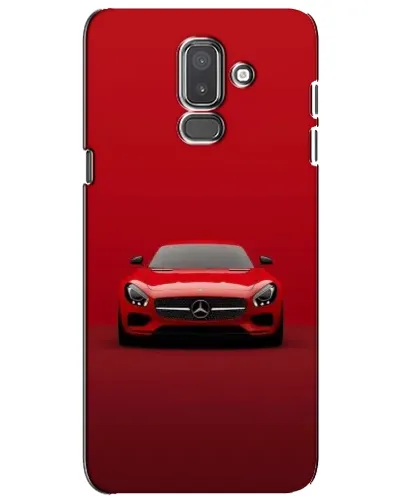 Чехол для Samsung Galaxy J8 2018 (J810) с картинкой «Красный Mercedes AMG»