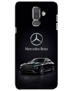Чехол для Samsung Galaxy J8 2018 (J810) с картинкой «Mercedes — решетка радиатора»