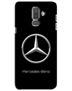 Чехол для Samsung Galaxy J8 2018 (J810) с картинкой «Mercedes Silver Logo»