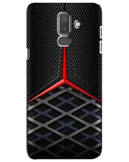 Чехол для Samsung Galaxy J8 2018 (J810) с картинкой «Mercedes Carbon Grid»