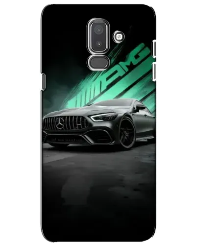 Чехол для Samsung Galaxy J8 2018 (J810) с картинкой «Темный Mercedes AMG» Чехол для Samsung Galaxy J8 2018 (J810) с картинкой «Темный Mercedes AMG»