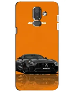 Чехол для Samsung Galaxy J8 2018 (J810) с картинкой «Оранжевый Mercedes AMG»