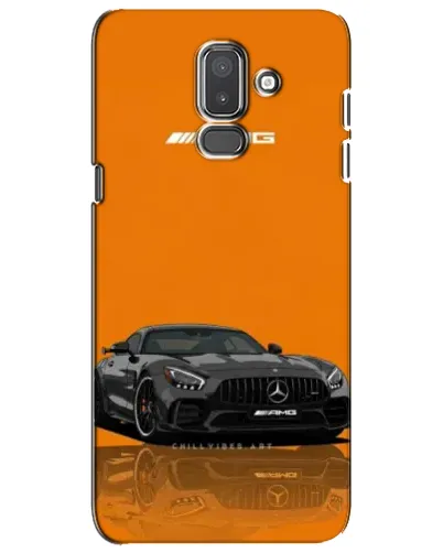 Чехол для Samsung Galaxy J8 2018 (J810) с картинкой «Оранжевый Mercedes AMG» Чехол для Samsung Galaxy J8 2018 (J810) с картинкой «Оранжевый Mercedes AMG»