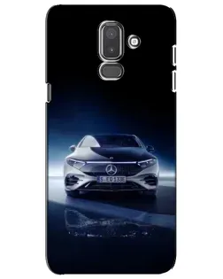Чехол для Samsung Galaxy J8 2018 (J810) с картинкой «Ночной Mercedes EQ»