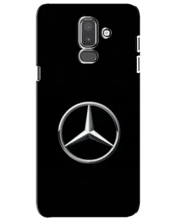 Чехол для Samsung Galaxy J8 2018 (J810) с картинкой «Mercedes классический лого»