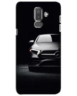 Чехол для Samsung Galaxy J8 2018 (J810) с картинкой «Свет фар Mercedes»
