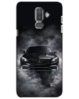 Чехол для Samsung Galaxy J8 2018 (J810) с картинкой «Mercedes в дыму»