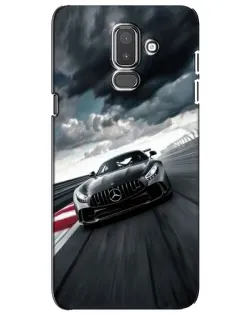 Чехол для Samsung Galaxy J8 2018 (J810) с картинкой «Гоночный Mercedes AMG»