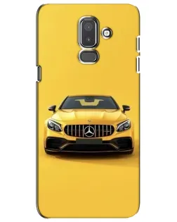 Чехол для Samsung Galaxy J8 2018 (J810) с картинкой «Желтый Mercedes GT»