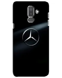 Чехол для Samsung Galaxy J8 2018 (J810) с картинкой «Mercedes на металле»