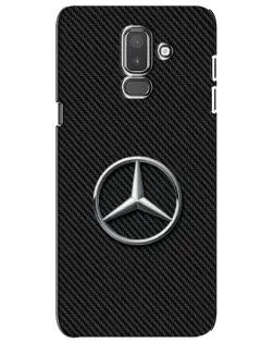 Чехол для Samsung Galaxy J8 2018 (J810) с картинкой «Карбоновый Mercedes стиль»
