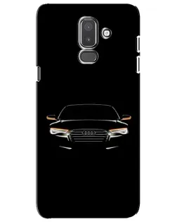 Чехол для Samsung Galaxy J8 2018 (J810) с картинкой «Audi — ночной контур»
