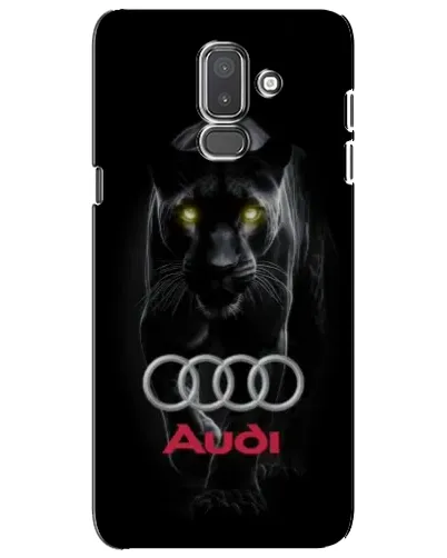 Чехол для Samsung Galaxy J8 2018 (J810) с картинкой «Пантера и Audi» Чехол для Samsung Galaxy J8 2018 (J810) с картинкой «Пантера и Audi»