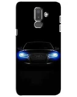 Чехол для Samsung Galaxy J8 2018 (J810) с картинкой «Audi в неоне»