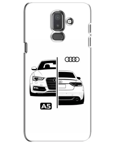 Чехол для Samsung Galaxy J8 2018 (J810) с картинкой «Audi — контрастный дизайн» Чехол для Samsung Galaxy J8 2018 (J810) с картинкой «Audi — контрастный дизайн»