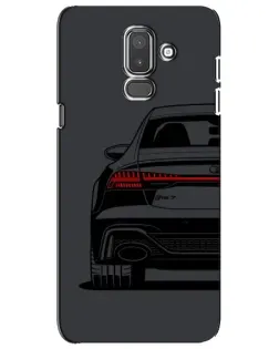 Чехол для Samsung Galaxy J8 2018 (J810) с картинкой «Задняя часть Audi — арт»