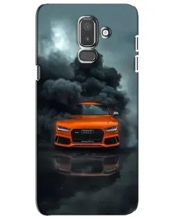 Чехол для Samsung Galaxy J8 2018 (J810) с картинкой «Audi в облаках дыма»