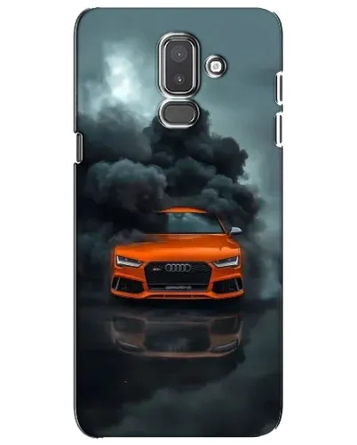 Чехол для Samsung Galaxy J8 2018 (J810) с картинкой «Audi в облаках дыма» Чехол для Samsung Galaxy J8 2018 (J810) с картинкой «Audi в облаках дыма»