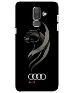 Чехол для Samsung Galaxy J8 2018 (J810) с картинкой «Графика — пантера и Audi»