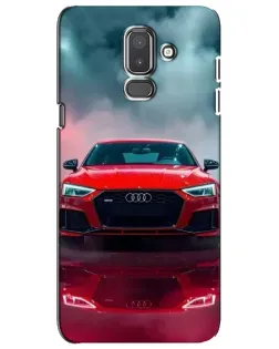 Чехол для Samsung Galaxy J8 2018 (J810) с картинкой «Audi RS — красный стиль»