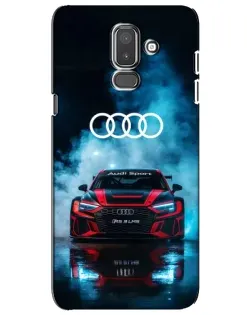 Чехол для Samsung Galaxy J8 2018 (J810) с картинкой «Audi Sport — неон»