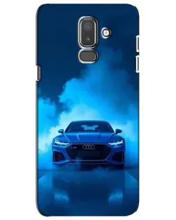 Чехол для Samsung Galaxy J8 2018 (J810) с картинкой «Audi — голубая энергия»