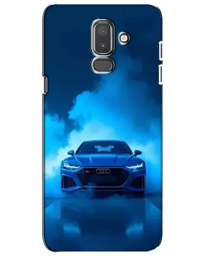 Чехол для Samsung Galaxy J8 2018 (J810) с картинкой «Audi — голубая энергия» Чехол для Samsung Galaxy J8 2018 (J810) с картинкой «Audi — голубая энергия»