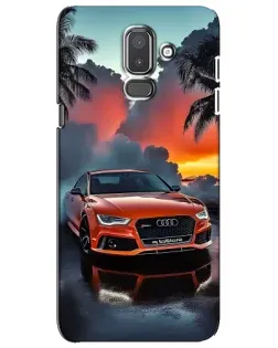 Чехол для Samsung Galaxy J8 2018 (J810) с картинкой «Audi — закат»