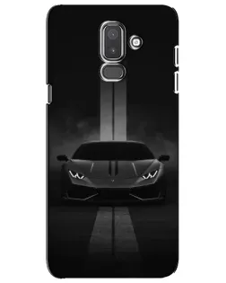 Чехол для Samsung Galaxy J8 2018 (J810) с картинкой «Lamborghini симметрия дорог»