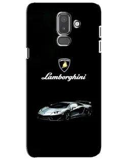 Чехол для Samsung Galaxy J8 2018 (J810) с картинкой «Логотип Lamborghini классика»