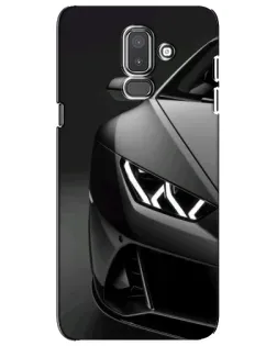 Чехол для Samsung Galaxy J8 2018 (J810) с картинкой «Lamborghini фары детализация»
