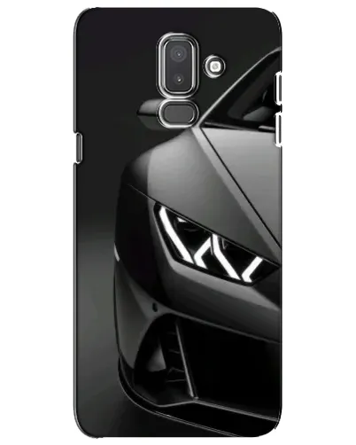 Чехол для Samsung Galaxy J8 2018 (J810) с картинкой «Lamborghini фары детализация»