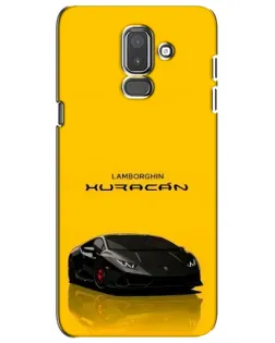 Чехол для Samsung Galaxy J8 2018 (J810) с картинкой «Lamborghini Huracan черный»
