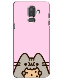 Чехол для Samsung Galaxy J8 2018 (J810) с картинкой «Pusheen и печенье» Чехол для Samsung Galaxy J8 2018 (J810) с картинкой «Pusheen и печенье»