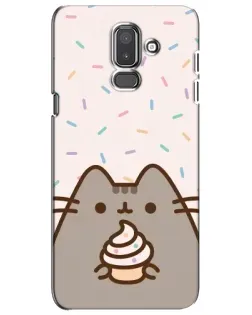 Чехол для Samsung Galaxy J8 2018 (J810) с картинкой «Пушин с кексом» Чехол для Samsung Galaxy J8 2018 (J810) с картинкой «Пушин с кексом»