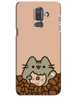 Чехол для Samsung Galaxy J8 2018 (J810) с картинкой «Кофейный Пушин» Чехол для Samsung Galaxy J8 2018 (J810) с картинкой «Кофейный Пушин»