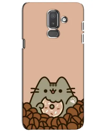 Чехол для Samsung Galaxy J8 2018 (J810) с картинкой «Кофейный Пушин»