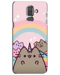 Чехол для Samsung Galaxy J8 2018 (J810) с картинкой «Единорог Pusheen» Чехол для Samsung Galaxy J8 2018 (J810) с картинкой «Единорог Pusheen»