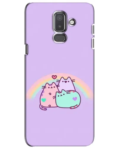 Чехол для Samsung Galaxy J8 2018 (J810) с картинкой «Радужные Пушины»