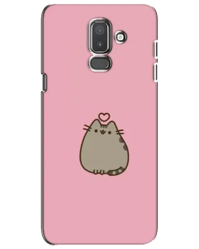 Чехол для Samsung Galaxy J8 2018 (J810) с картинкой «Pusheen сердце»