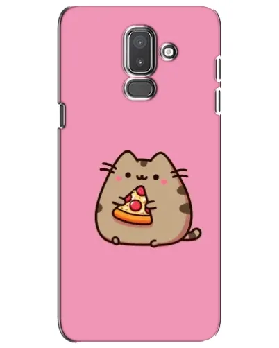 Чохол для Samsung Galaxy J8 2018 (J810) з картинкою «Пушин із піцою»
