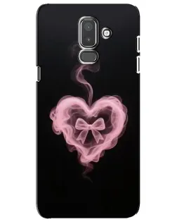 Чехол для Samsung Galaxy J8 2018 (J810) с картинкой «Дымчатое сердце»