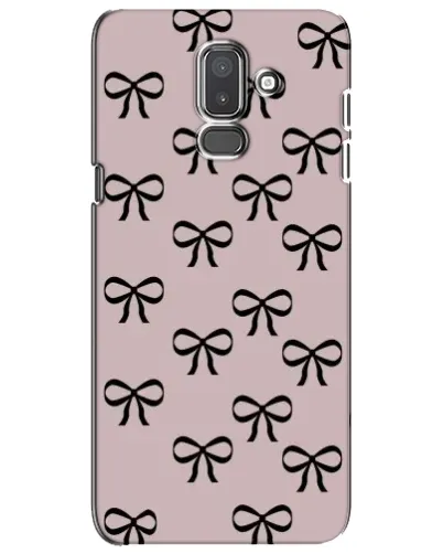 Чехол для Samsung Galaxy J8 2018 (J810) с картинкой «Черные бантики» Чехол для Samsung Galaxy J8 2018 (J810) с картинкой «Черные бантики»