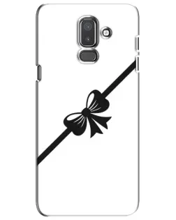 Чехол для Samsung Galaxy J8 2018 (J810) с картинкой «Диагональный бант»